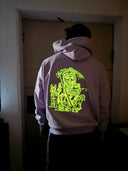 Hoodie 'Not today, Sensenmann' Lilac