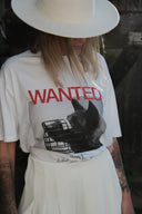 Wanted T-Shirt weiß